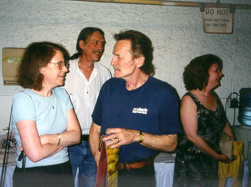 The author with Gordon after a concert earlier in May